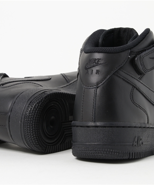 NIKE（ナイキ）の「NIKE: AIR FORCE 1 MID（スニーカー・メンズ・ブラック/ホワイト・6/8/9/7）」の10枚目の写真