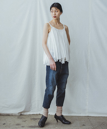 Suzuki Takayuki スズキタカユキ サルエル デニム パンツ 1 denim pants Ⅰ（2color） - poooL (online shop)