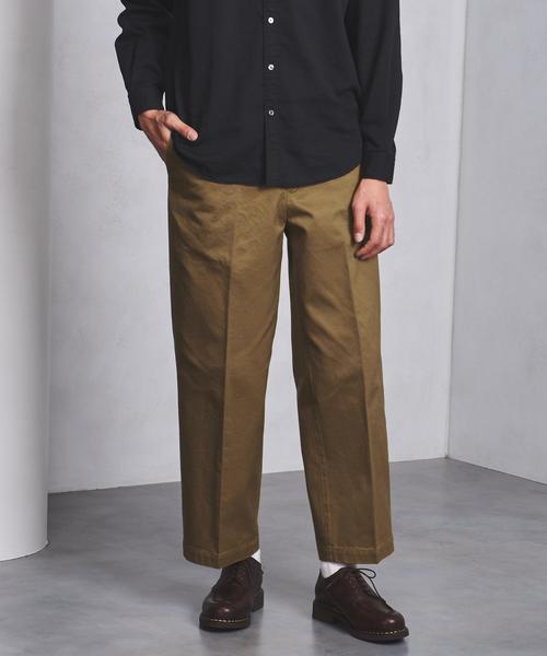 UNITED ARROWS(ユナイテッドアローズ)の「UAST ワイド チノパンツ ◆(チノパンツ・メンズ・ベージュ/ブラウン/オリーブ・SMALL/X-LARGE/MEDIUM/LARGE)」の2枚目の写真