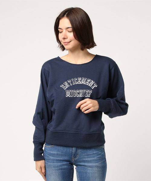 Cheek(チーク)の「ウラ毛プリントプルオーバー(スウェット・レディース・オフホワイト/グレー/カーキ/ネイビー・MEDIUM)」の1枚目の写真