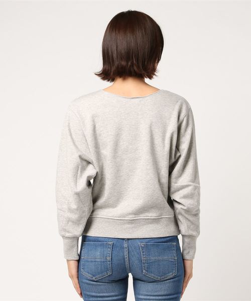 Cheek(チーク)の「ウラ毛プリントプルオーバー(スウェット・レディース・オフホワイト/グレー/カーキ/ネイビー・MEDIUM)」の6枚目の写真