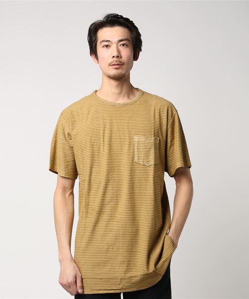 BILLABONG(ビラボン)の「BILLABONG メンズ 【SURFPLUS】 STRINGER SS CREW Tシャツ(Tシャツ/カットソー・メンズ・ブルー/マスタード・SMALL/LARGE/MEDIUM)」の6枚目の写真