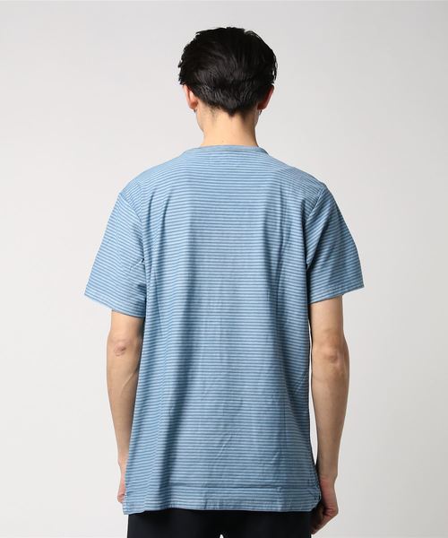 BILLABONG(ビラボン)の「BILLABONG メンズ 【SURFPLUS】 STRINGER SS CREW Tシャツ(Tシャツ/カットソー・メンズ・ブルー/マスタード・SMALL/LARGE/MEDIUM)」の4枚目の写真