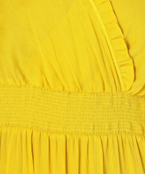 Jewel Changes（ジュエルチェンジズ）の「JC Cヨウリュウ 切替 マキシワンピース（ワンピース・レディース・パープル/イエロー・36/38）」の11枚目の写真