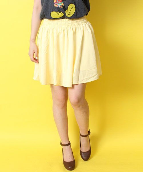 WEGO(ウィゴー)の「WEGO/レーヨンサーキュラースカート(スカート・レディース・ブラック/ブルー/イエロー/ピンク/ホワイト/グリーン/ロイヤルブルー/レッド・FREE)」の7枚目の写真