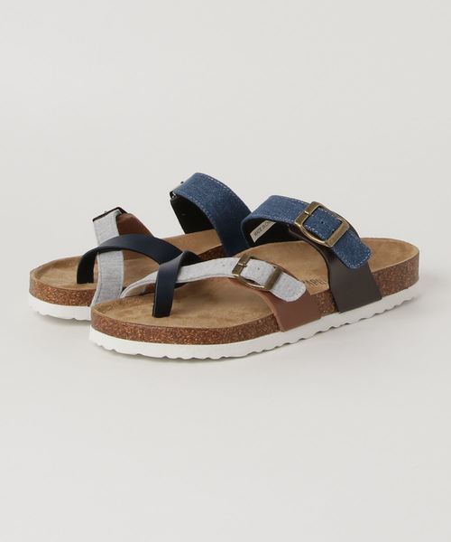 STYLEBLOCK（スタイルブロック）の「クロスストラップコンフォートサンダル（サンダル・メンズ・ブルー系その他/ブルー系その他2・L/LL/M）」の2枚目の写真