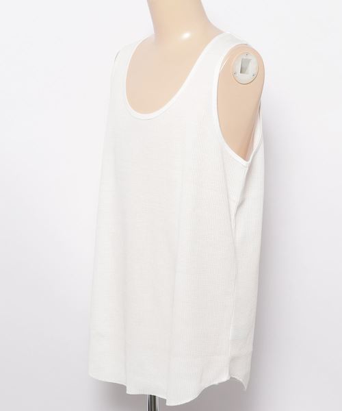 WEGO（ウィゴー）の「WEGO/吸水速乾ワッフルロングタンクトップ（タンクトップ・メンズ・ホワイト/ブラック系その他5・SMALL/MEDIUM/LARGE）」の3枚目の写真