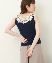 n'ee-ne | 【Web限定】360°フラワーレース☆インにもメインにも着れるレースキャミソール☆(キャミソール)