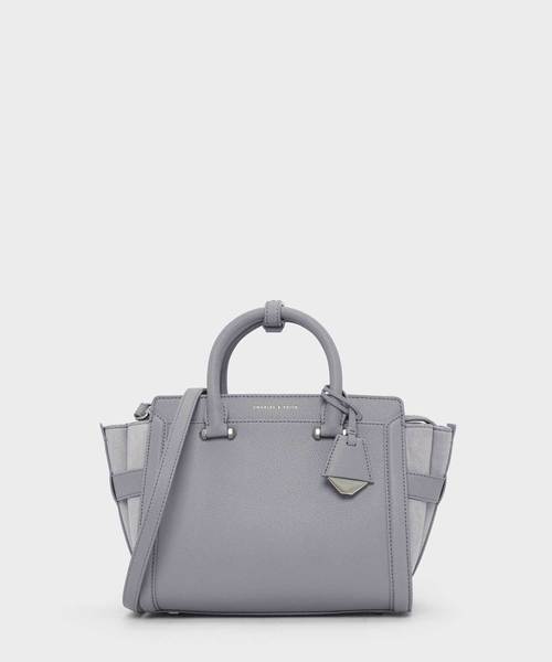 CHARLES & KEITH(チャールズ & キース)の「トップハンドルシティバッグ / TOP HANDLE CITY BAG(トートバッグ・レディース・ダークグリーン/マスタード/ピンク系その他/プラム/グレー系その他2・M)」の3枚目の写真