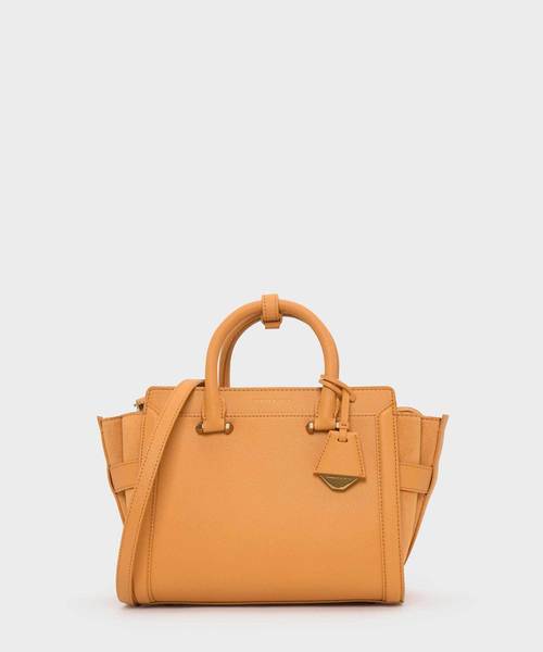 CHARLES & KEITH(チャールズ & キース)の「トップハンドルシティバッグ / TOP HANDLE CITY BAG(トートバッグ・レディース・ダークグリーン/マスタード/ピンク系その他/プラム/グレー系その他2・M)」の2枚目の写真