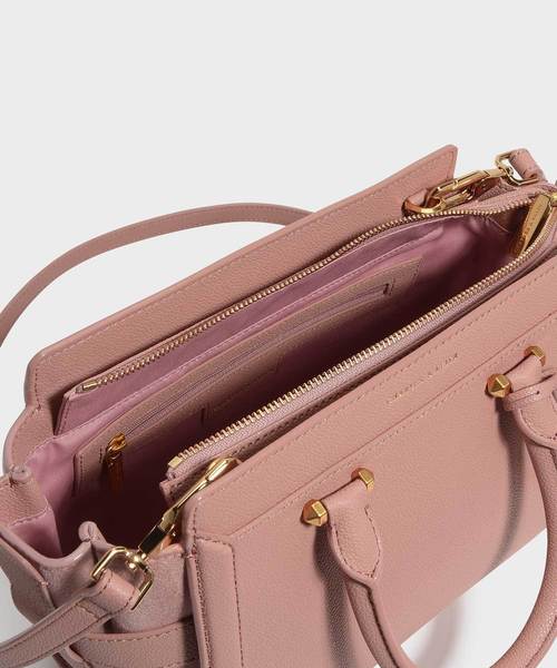 CHARLES & KEITH(チャールズ & キース)の「トップハンドルシティバッグ / TOP HANDLE CITY BAG(トートバッグ・レディース・ダークグリーン/マスタード/ピンク系その他/プラム/グレー系その他2・M)」の20枚目の写真