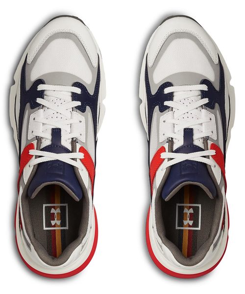 UNDER ARMOUR（アンダーアーマー）の「【数量限定 / 直営店・ZOZOTOWN限定】ユニセックス ダッドシューズ / フォージ96トラック（スニーカー・メンズ・ホワイト/ホワイト×イエロー・25cm/26cm/27cm/28cm/29cm）」の4枚目の写真