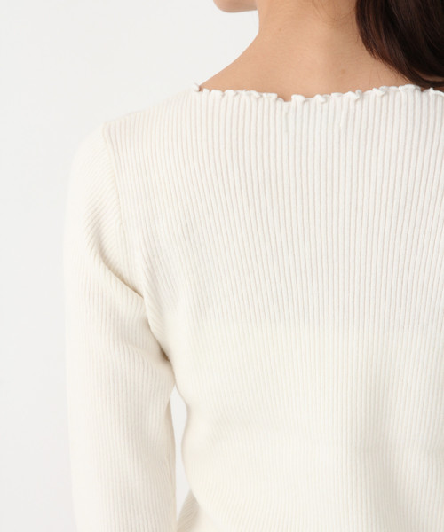 GLOBAL WORK（グローバルワーク）の「メロークルーネックプルオーバー長袖/804787（ニット/セーター・レディース・ホワイト/ブラック/ネイビー/レッド/パープル系その他5・MEDIUM/LARGE）」の15枚目の写真