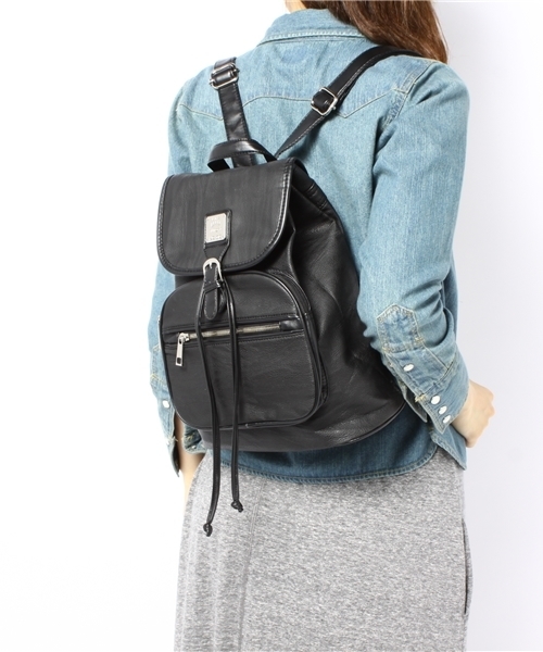 WEGO（ウィゴー）の「WEGO/ミニリュック（バックパック/リュック・レディース・ブラック/ブルー/パープル・FREE）」の4枚目の写真