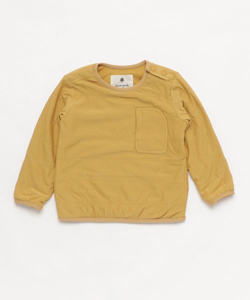 Peak スノーピーク のファッション セール Snow キッズ トップス フレキシブルインサレーションプルオーバー Tシャツ カットソー Snow
