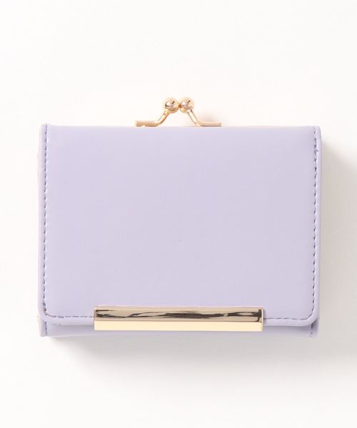 Heather（ヘザー）の「メタルバーミニウォレット　826447（財布・レディース・ブラック/グレー系その他/ラベンダー・ONE SIZE）」の3枚目の写真