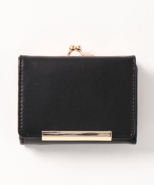 Heather（ヘザー）の「メタルバーミニウォレット　826447（財布・レディース・ブラック/グレー系その他/ラベンダー・ONE SIZE）」の2枚目の写真