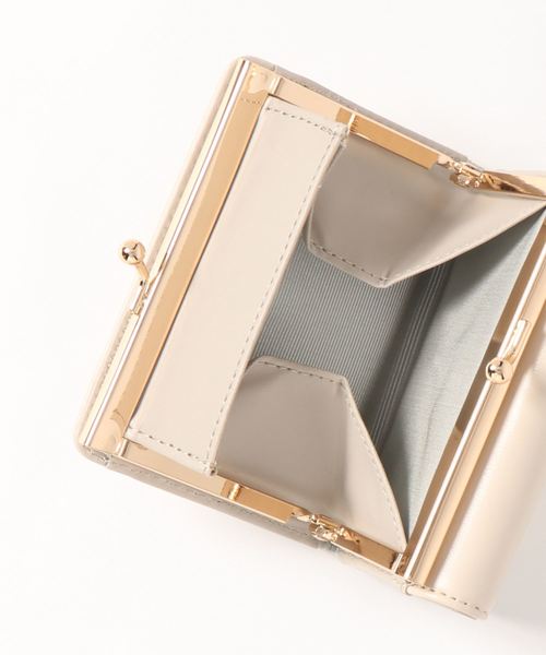 Heather（ヘザー）の「メタルバーミニウォレット　826447（財布・レディース・ブラック/グレー系その他/ラベンダー・ONE SIZE）」の8枚目の写真