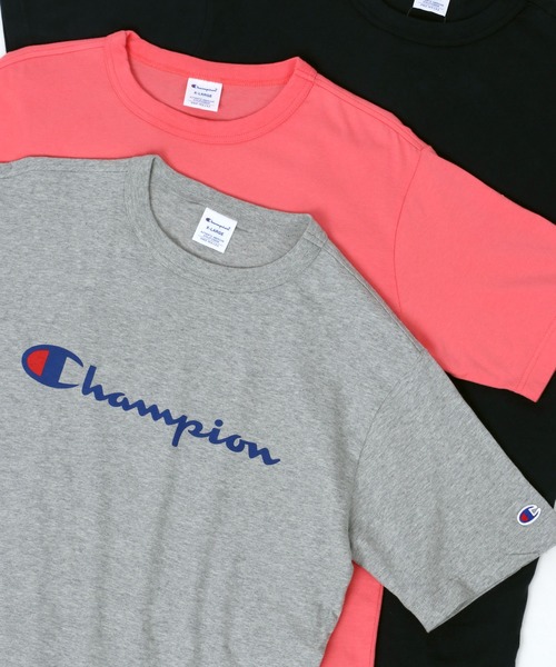セール Champion チャンピオン スクリプトロゴ プリント ワンポイント刺繍 ｔシャツ Tシャツ カットソー Champion チャンピオン のファッション通販 Zozotown