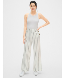 GAP（ギャップ）の「ハイライズ サイドボタンストライプ ワイド