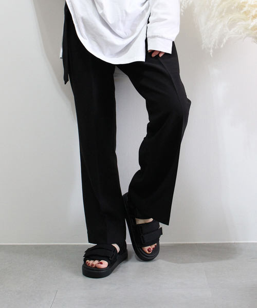 c.u.l（シーユーエル）の「【chuclla】スポーツサンダル マジックテープ chw754（サンダル・レディース・ブラック/ホワイト・35/36/37/38/39）」の4枚目の写真