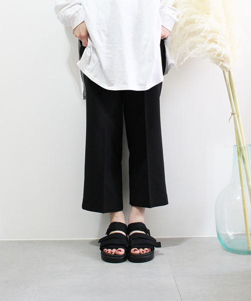 c.u.l（シーユーエル）の「【chuclla】スポーツサンダル マジックテープ chw754（サンダル・レディース・ブラック/ホワイト・35/36/37/38/39）」の6枚目の写真