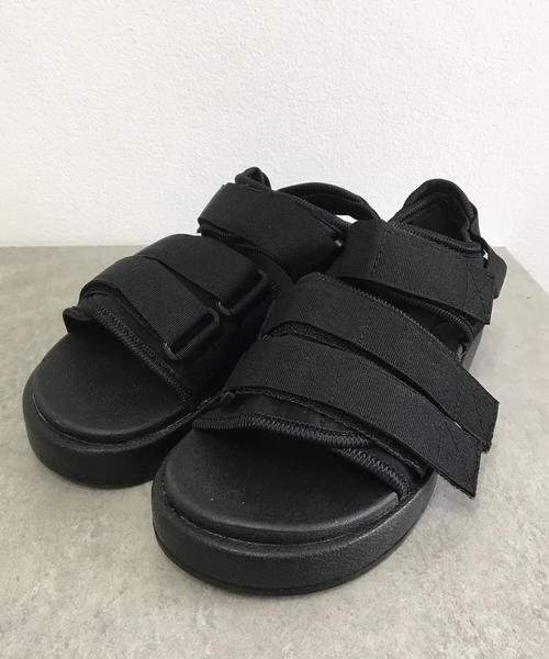 c.u.l（シーユーエル）の「【chuclla】スポーツサンダル マジックテープ chw754（サンダル・レディース・ブラック/ホワイト・35/36/37/38/39）」の19枚目の写真
