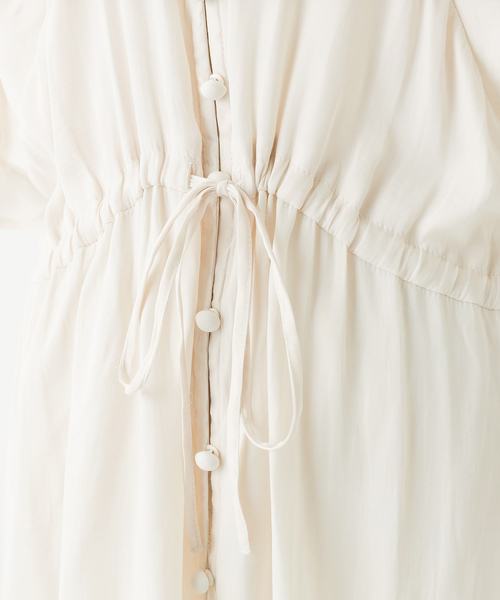 one after another NICE CLAUP（ワンアフターアナザーナイスクラップ）の「レースｖｉｎｔａｇｅチュニック（ワンピース・レディース・カーキ/ピンク/アイボリー・FREE）」の8枚目の写真