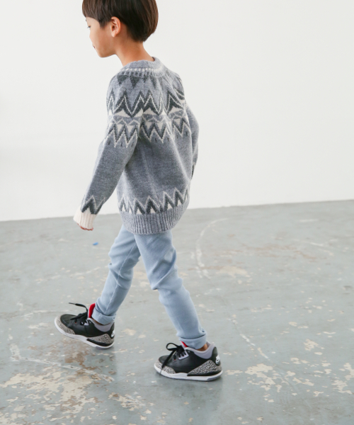 LOWRYS FARM（ローリーズファーム）の「リブレギンス　843469（その他パンツ・キッズ・ブラック/オフホワイト/ブラウン/ベージュ/ブルー/アイボリー/イエロー・100/110/120/130/X-LARGE/SMALL/MEDIUM/LARGE）」の20枚目の写真