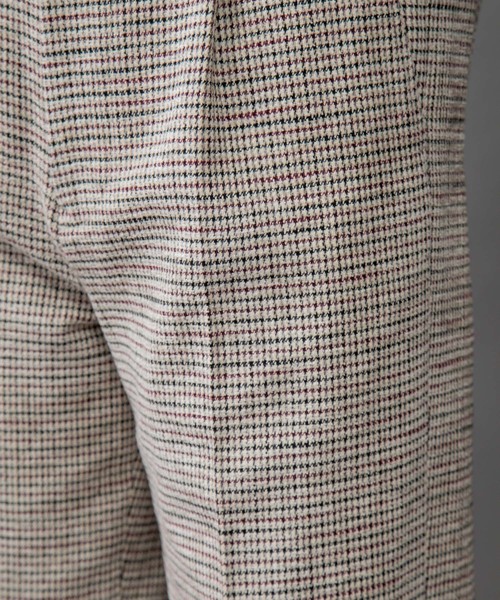 Munich(ミューニック)の「コットンシェニールチェックワイドパンツ(その他パンツ・レディース・ブラック/ネイビー/アイボリー・S/M/XS)」の22枚目の写真