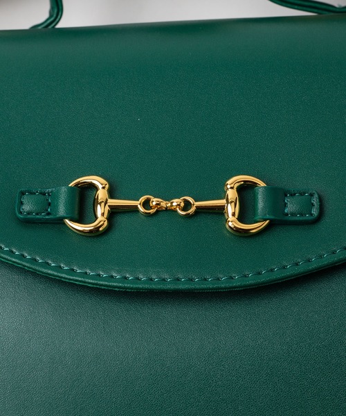 WEGO（ウィゴー）の「WEGO/【2点セット】スカーフ付きビットショルダーバッグ（ショルダーバッグ・レディース・ブラック/ダークブラウン/グリーン・FREE）」の13枚目の写真