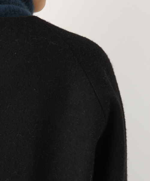GLOBAL WORK（グローバルワーク）の「エアかるウールボリュームコート/834484（その他アウター・レディース・ブラック/ベージュ/ブルー/ピンク・FREE）」の12枚目の写真