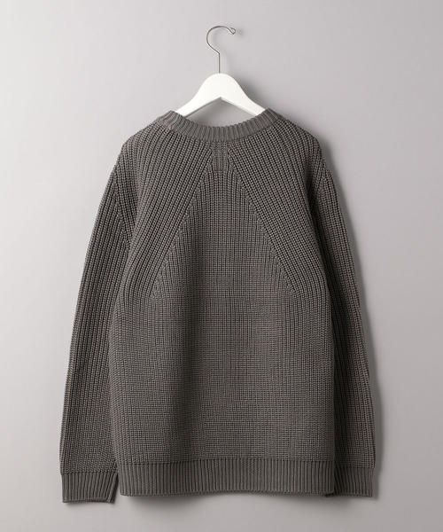 BATONER（バトナー）の「＜BATONER（バトナー）＞ SIGNATUER CREW（ニット/セーター・メンズ・オフホワイト/グレー/ブラック・1/2/3）」の7枚目の写真