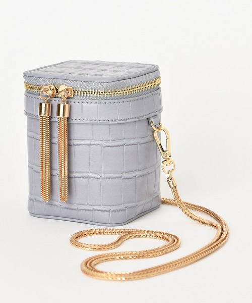 one after another NICE CLAUP(ワンアフターアナザーナイスクラップ)の「ミニバニティショルダーバッグ(ショルダーバッグ・レディース・アイボリー/サックスブルー/ピンクベージュ・FREE)」の3枚目の写真