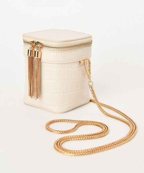 one after another NICE CLAUP(ワンアフターアナザーナイスクラップ)の「ミニバニティショルダーバッグ(ショルダーバッグ・レディース・アイボリー/サックスブルー/ピンクベージュ・FREE)」の2枚目の写真