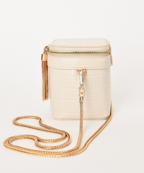 one after another NICE CLAUP(ワンアフターアナザーナイスクラップ)の「ミニバニティショルダーバッグ(ショルダーバッグ・レディース・アイボリー/サックスブルー/ピンクベージュ・FREE)」の4枚目の写真