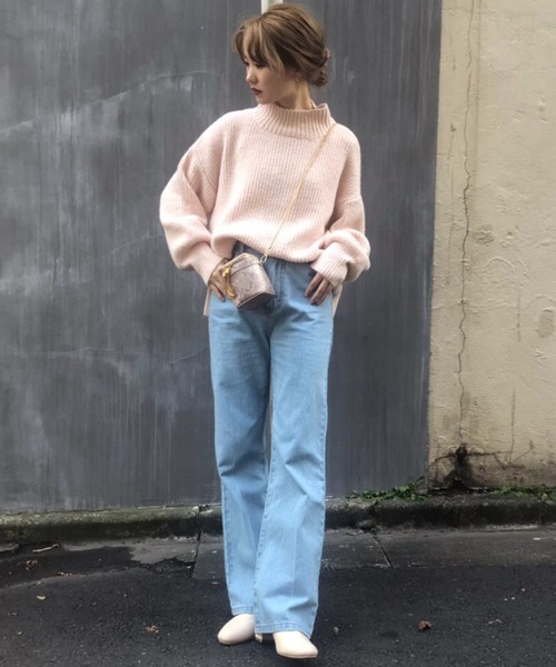 one after another NICE CLAUP(ワンアフターアナザーナイスクラップ)の「ミニバニティショルダーバッグ(ショルダーバッグ・レディース・アイボリー/サックスブルー/ピンクベージュ・FREE)」の10枚目の写真