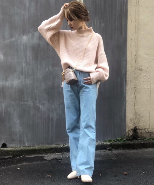 one after another NICE CLAUP(ワンアフターアナザーナイスクラップ)の「ミニバニティショルダーバッグ(ショルダーバッグ・レディース・アイボリー/サックスブルー/ピンクベージュ・FREE)」の11枚目の写真