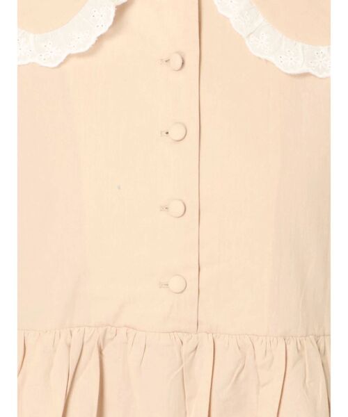 merry jenny（メリージェニー）の「ハイショクレースカラーワンピース（ワンピース・レディース・ベージュ/パープル/オフホワイト/ピンク・FREE）」の14枚目の写真