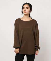 DouDou | ボートリブプルオーバー(ニット/セーター)