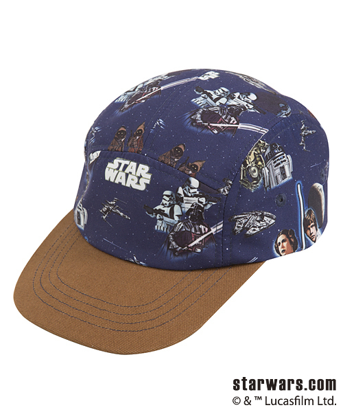 XLARGE KIDS（エクストララージキッズ）の「STAR WARS ALL OVER CAMP CAP（キャップ・キッズ・ホワイト/ネイビー・ONE SIZE）」の2枚目の写真