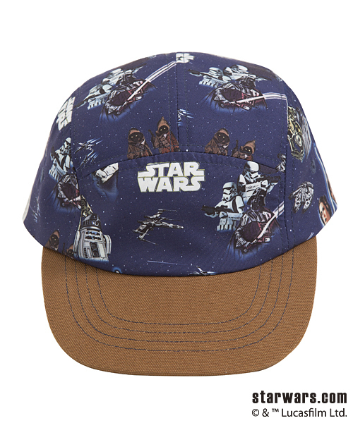 XLARGE KIDS（エクストララージキッズ）の「STAR WARS ALL OVER CAMP CAP（キャップ・キッズ・ホワイト/ネイビー・ONE SIZE）」の3枚目の写真