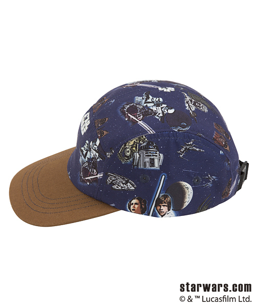 XLARGE KIDS（エクストララージキッズ）の「STAR WARS ALL OVER CAMP CAP（キャップ・キッズ・ホワイト/ネイビー・ONE SIZE）」の4枚目の写真