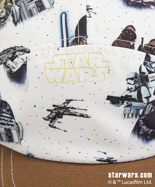 XLARGE KIDS（エクストララージキッズ）の「STAR WARS ALL OVER CAMP CAP（キャップ・キッズ・ホワイト/ネイビー・ONE SIZE）」の7枚目の写真