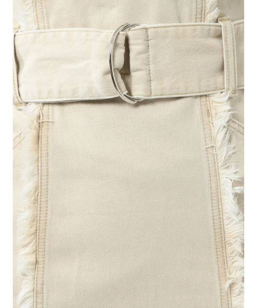 EMODA(エモダ)の「スウィッチングラインロングハイウエストスカート(デニムスカート・レディース・ホワイト/ブラック/インディゴブルー/ブルー・SMALL/MEDIUM)」の7枚目の写真