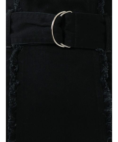 EMODA(エモダ)の「スウィッチングラインロングハイウエストスカート(デニムスカート・レディース・ホワイト/ブラック/インディゴブルー/ブルー・SMALL/MEDIUM)」の8枚目の写真