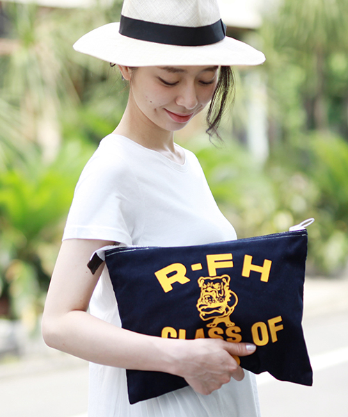 Ray BEAMS（レイビームス）の「MASACA / ロゴ クラッチバッグ（クラッチバッグ・レディース・グレー/グリーン/ネイビー・ONE SIZE）」の3枚目の写真