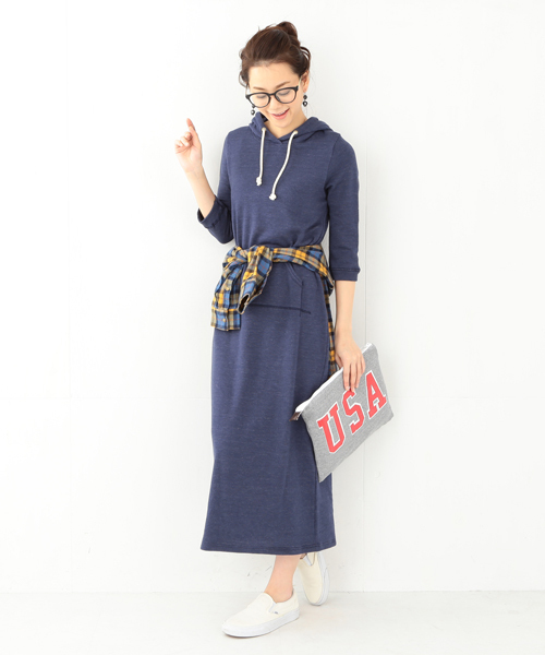 Ray BEAMS（レイビームス）の「MASACA / ロゴ クラッチバッグ（クラッチバッグ・レディース・グレー/グリーン/ネイビー・ONE SIZE）」の13枚目の写真