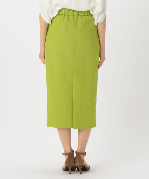 Liesse（リエス）の「タック入りタイトスカート（スカート・レディース・アイボリー/グリーン系その他/ネイビー/オレンジ・S/M）」の12枚目の写真