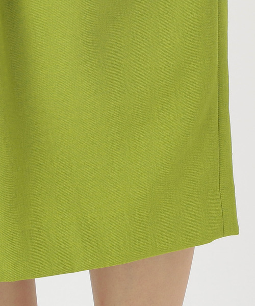 Liesse（リエス）の「タック入りタイトスカート（スカート・レディース・アイボリー/グリーン系その他/ネイビー/オレンジ・S/M）」の15枚目の写真